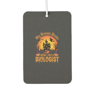 Désodorisant Pour Voiture Biologiste d'Halloween Sorcière Citrouille Maison