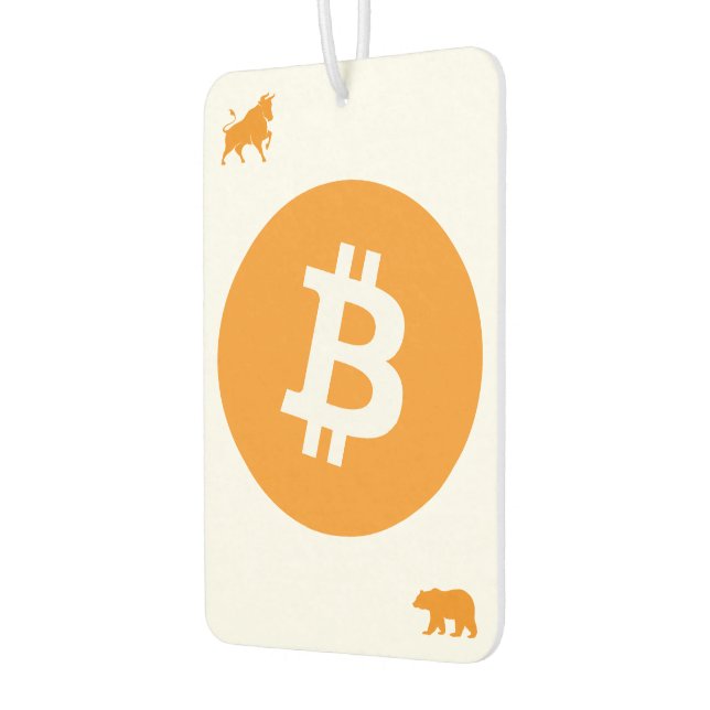 Désodorisant Pour Voiture Bitcoin Car Air Freshener (Gauche)