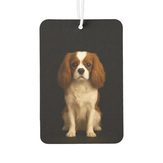Désodorisant Pour Voiture Black 4 Luxe Car Air Fresheners Cavalier Spaniel (Dos)
