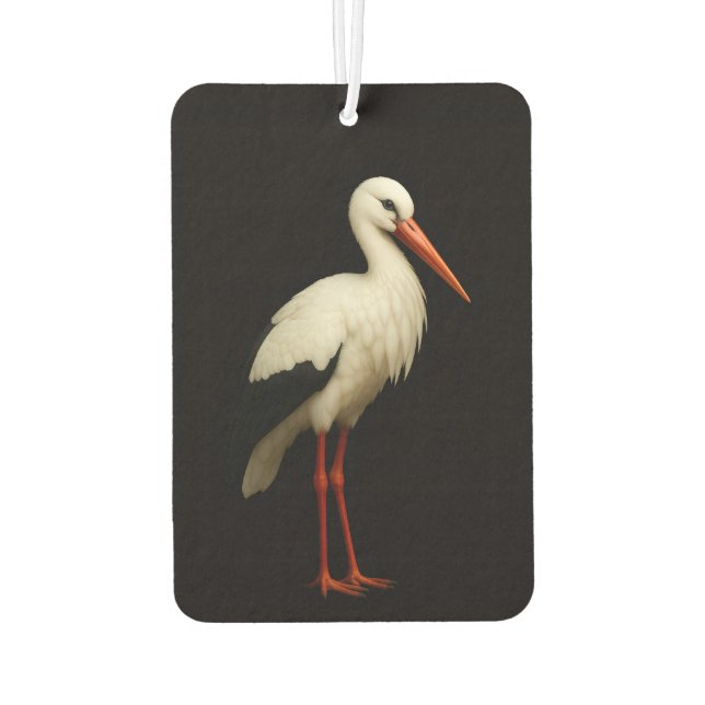 Désodorisant Pour Voiture Black 4 Luxe Car Air Fresheners, Graceful Stork (Dos)