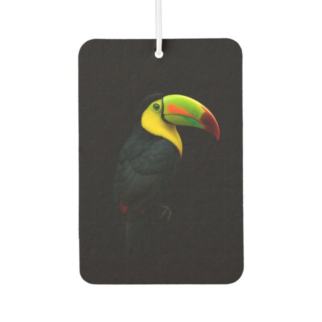 Désodorisant Pour Voiture Black 4 Luxe Car Air Fresheners, Keel Billed Tucan (Devant)