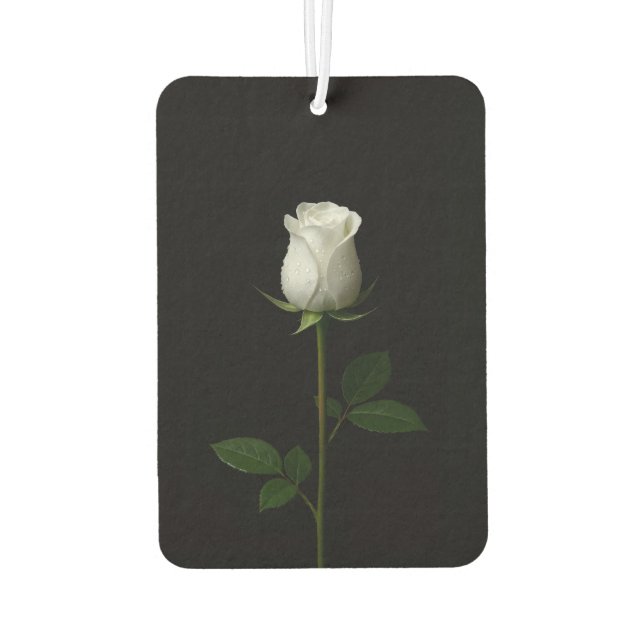 Désodorisant Pour Voiture Black 4 Luxe Car Air Fresheners, Pure White Rose (Dos)