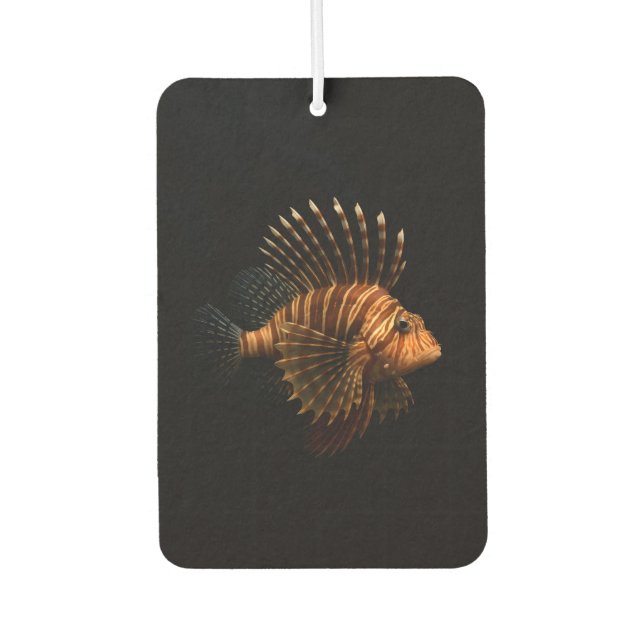 Désodorisant Pour Voiture Black 4 Luxe Car Air Fresheners, Red Lionfish (Devant)