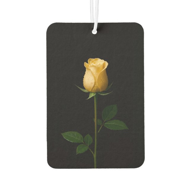 Désodorisant Pour Voiture Black 4 Luxe Car Air Fresheners Sunlit Yellow Rose (Dos)