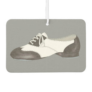 Désodorisant Pour Voiture Black White Oxford Tap Chaussure Danse Enseignant 
