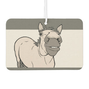 Désodorisant Pour Voiture Blague drôle de cheval mignon pour la grange