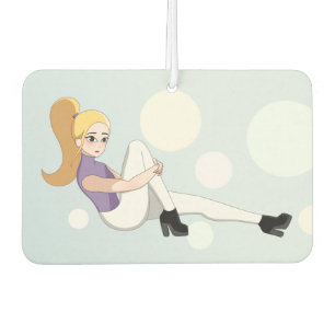 Désodorisant Pour Voiture Blonde Anime Girl
