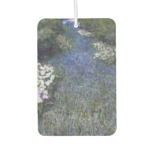 Désodorisant Pour Voiture Blue Forest Path Impressionist Oilpaint