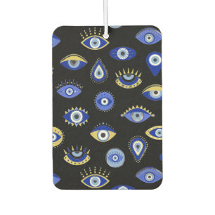 Désodorisant Pour Voiture Boho Blue Gold Eyes Air Freshener