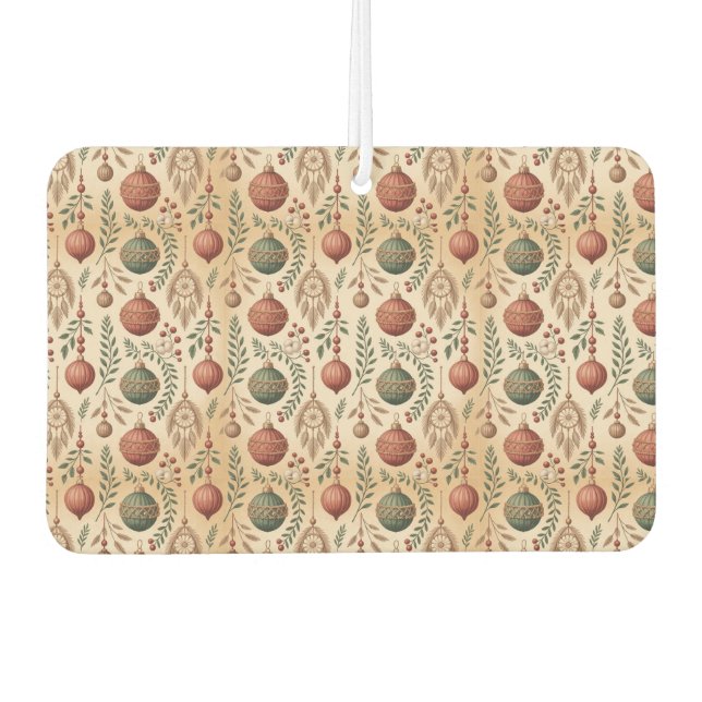 Désodorisant Pour Voiture Boho Christmas Ornaments (Devant)