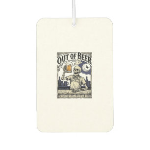 Désodorisant Pour Voiture Boisson Halloween squelette Vintage Party