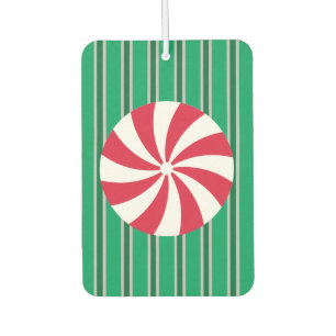 Désodorisant Pour Voiture Bonbon de menthe de Noël amusant et fantaisiste