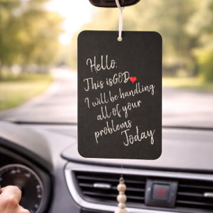 Désodorisant Pour Voiture Bonjour