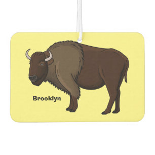 Désodorisant Pour Voiture Bonne illustration de bison américain