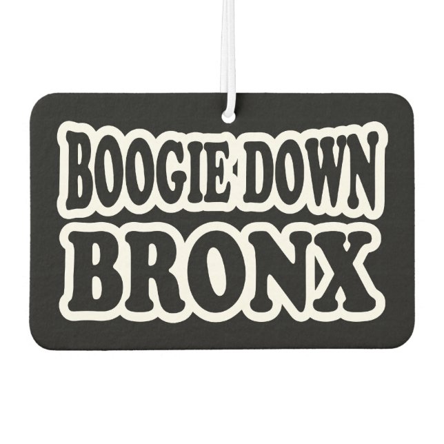 Désodorisant Pour Voiture Boogie Down Bronx, NYC (Devant)