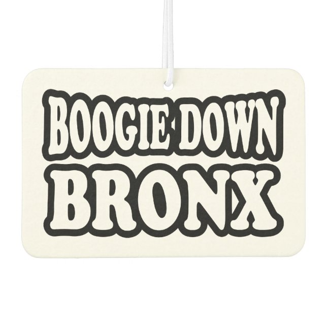 Désodorisant Pour Voiture Boogie Down Bronx, NYC (Devant)