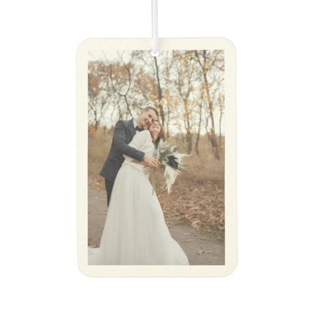 Désodorisant Pour Voiture Both Sides Custom Photo Add Your Own Air Freshener (Devant)