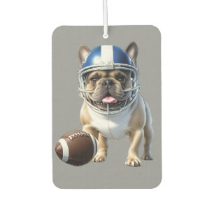 Désodorisant Pour Voiture Bouledogue français Football américain Bulldog