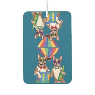 Désodorisant Pour Voiture Bouledogues français Bonne année