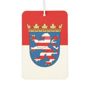 Désodorisant Pour Voiture Bouton Drapeau Hesse Pinback