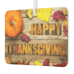 Désodorisant Pour Voiture Bri de scène de Bon thanksgiving festif SlipperyJo