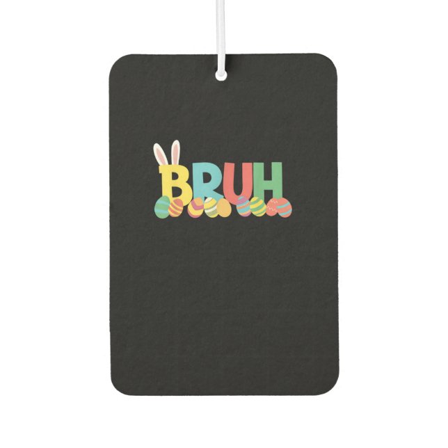 Désodorisant Pour Voiture Bruh Bunny Pâques mème mignon Pour Enfants _11 (Devant)