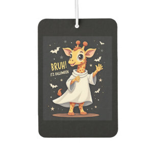 Désodorisant Pour Voiture Bruh C'est Halloween Drôle Dabbing Fantôme Girafe