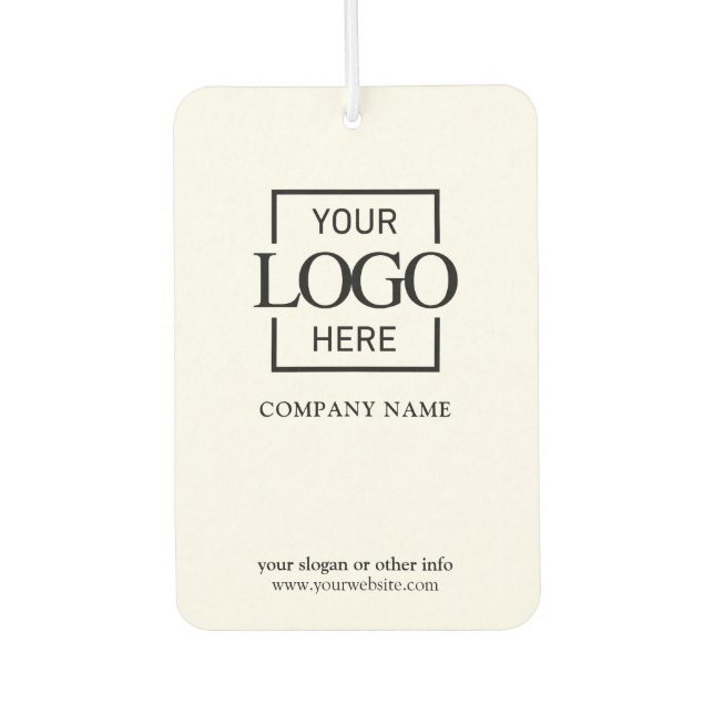 Désodorisant Pour Voiture Business Logo Minimalist Professional Branded (Devant)