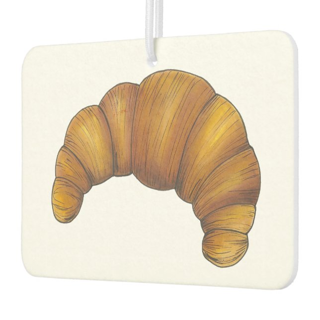 Désodorisant Pour Voiture Butte Croissant Croissant Français Petit déjeuner  (Gauche)
