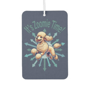 Désodorisant Pour Voiture C’est Zoomie Time Poodle