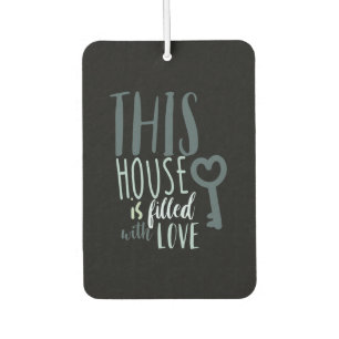 Désodorisant Pour Voiture Cadeau Couple Cette Maison Est Remplie D'Amour