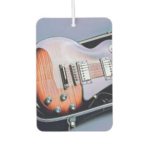 Désodorisant Pour Voiture cadeau d'anniversaire guitariste vintage