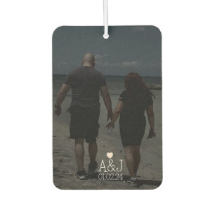 Désodorisant Pour Voiture Cadeau de couple photo personnalisé Anniversaire i