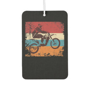 Désodorisant Pour Voiture Cadeau De Motocross Vintage Cool Pour Les Amateurs
