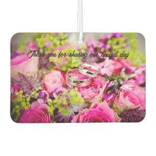 Désodorisant Pour Voiture Cadeau de remerciement de mariage
