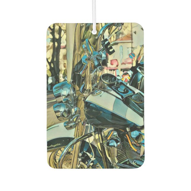 Désodorisant Pour Voiture Cadeau moto (Devant)