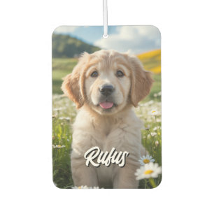 Désodorisant Pour Voiture Cadeau Personnalisé Chien ou Chat Photo de Compagn