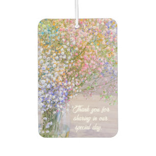 Désodorisant Pour Voiture Cadeau pour les invités de mariage