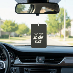 Désodorisant Pour Voiture Cadeau pour un parcours sans dettes « Vivez comme