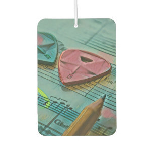 Désodorisant Pour Voiture Cadeau vintage pour guitariste
