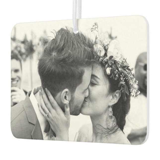 Désodorisant Pour Voiture Cadeaux uniques, Couples Mariage Photo personnalis (Gauche)