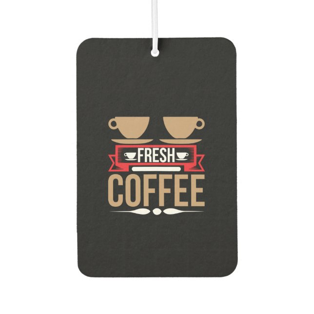 Désodorisant Pour Voiture Café Art frais (Devant)