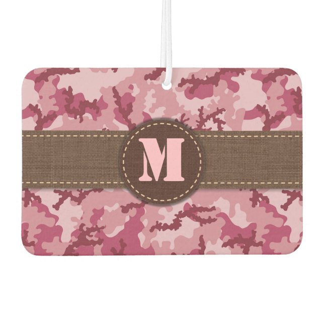Désodorisant Pour Voiture Camouflage rose (Devant)