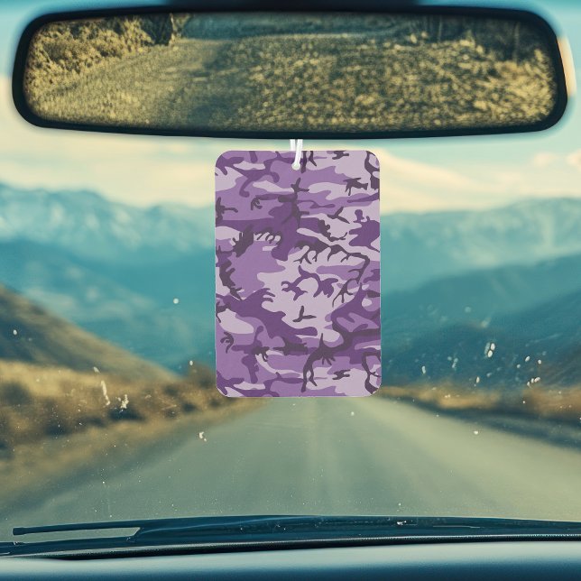 Désodorisant Pour Voiture Camouflage violet, Armée (Créateur téléchargé)