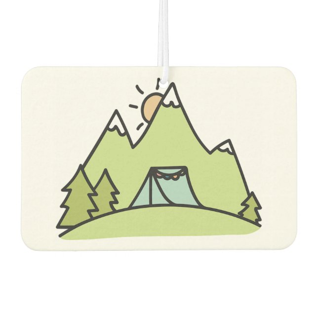 Désodorisant Pour Voiture Camping (Devant)