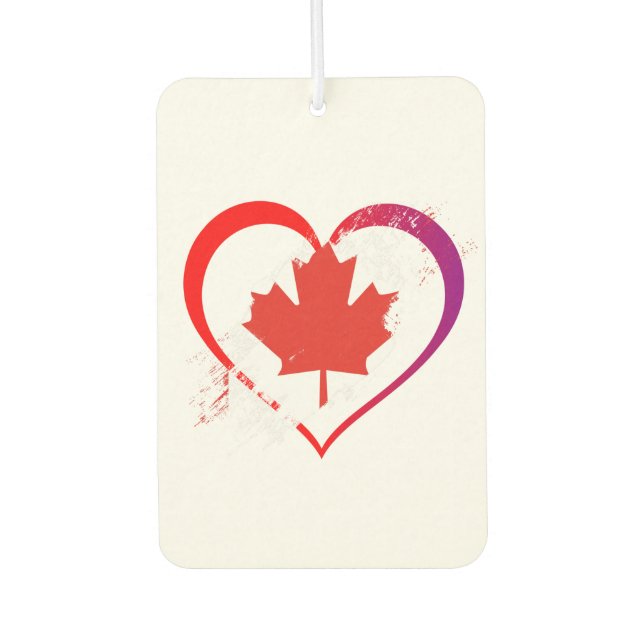 Désodorisant Pour Voiture Canada Day Car Freshener (Devant)