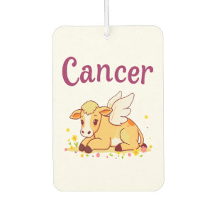 Désodorisant Pour Voiture Cancer Zodiac Vache Png, Cancer mignon