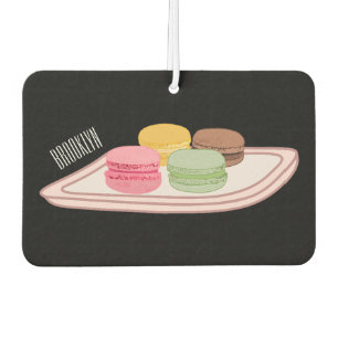 Désodorisant Pour Voiture Caricature de Macaron