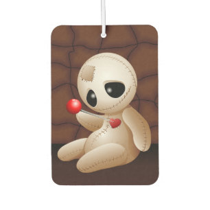 Désodorisant Pour Voiture Caricature de poupée vaudou en amour