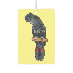 Désodorisant Pour Voiture Caricature d'oiseau à queue rouge
